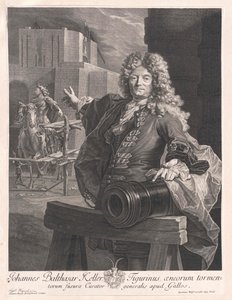 Jean Balthazar Keller av Artist Unknown