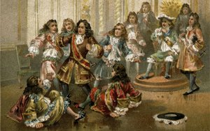 Jean Bart, fransk kapare, vid kung Ludvig XIV:s hov .