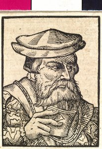 Joachim von Watt (tryck) av Artist Unknown