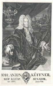 Johann Anton Kueffner av Artist Unknown