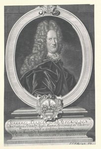 Johann Friedrich von Alvensleben (tryck) av Artist Unknown