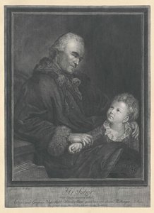 Johann Georg Sulzer av Artist Unknown