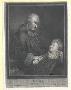 Johann Georg Sulzer av Artist Unknown