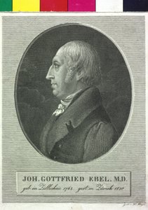 Johann Gottfried Ebel av Artist Unknown