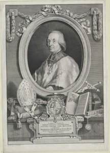 Johann Heinrich greve Frankenberg av Artist Unknown