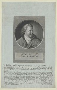 Johann Ludwig Ewald (tryck) av Artist Unknown
