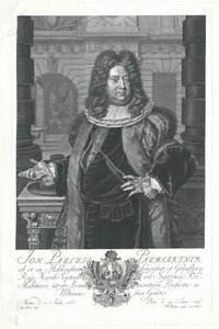 Johann Paul von Paumgartner von Holenstein och Lonnerstadt av Artist Unknown
