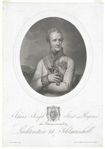 Johann greve av Liechtenstein av Artist Unknown
