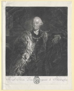Joseph Adam Johann Nepomuk greve von Schwarzenberg (topp) av Artist Unknown