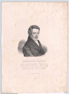 Joseph Baron Wattmann-Maelcamp-Beaulieu (tryck) av Artist Unknown