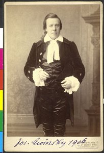 Joseph Lewinsky i "Pitt und Fox" av Rudolf av Gottschall av Artist Unknown