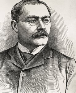 KIPLING, Rudyard (1865-1936). Brittisk författare, född i Indien. Nobelpriset i litteratur 1907. Porträtt av Kipling. Gravyr. av Artist Unknown