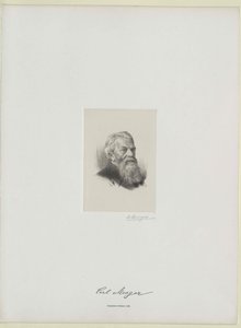 Karl Menger (tryck) av Artist Unknown