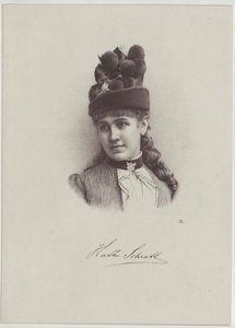 Katharina Schratt (tryck) av Artist Unknown