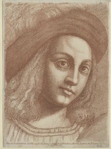 Katharina von Bora (tryck) av Artist Unknown