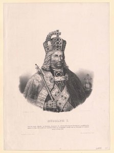 Kung Rudolf I av Habsburg av Artist Unknown