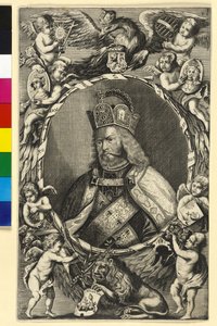 Kung Rudolf I av Habsburg av Artist Unknown