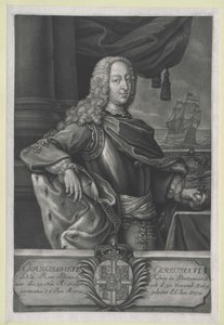 Kung av Danmark Christian VI av Artist Unknown