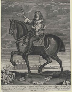 Kung av Danmark Fredrik III av Artist Unknown