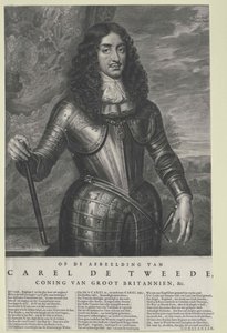 Kung av England Karl II av Artist Unknown