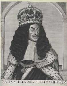 Kung av England Karl II av Artist Unknown