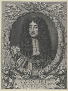 Kung av England Karl II av Artist Unknown