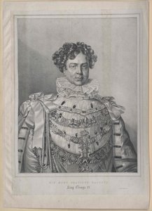 Kung av England George IV av Artist Unknown