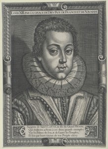 Kung av Frankrike Ludvig XIII av Artist Unknown