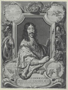 Kung av Frankrike Ludvig XIII av Artist Unknown