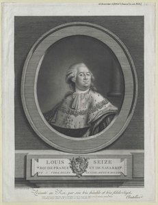 Kung av Frankrike Ludvig XVI av Artist Unknown