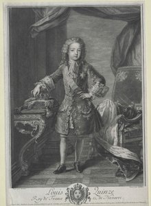 Kung av Frankrike Ludvig XV av Artist Unknown