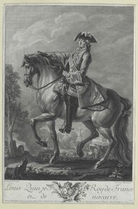 Kung av Frankrike Ludvig XV av Artist Unknown