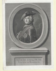 Kung av Preussen Fredrik II av Artist Unknown