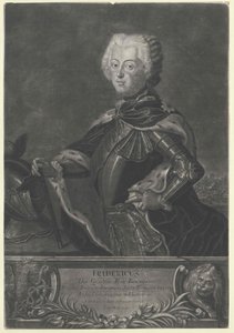 Kung av Preussen Fredrik II av Artist Unknown