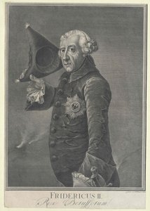 Kung av Preussen Fredrik II av Artist Unknown