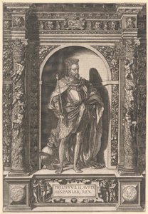 Kung av Spanien Filip II av Artist Unknown