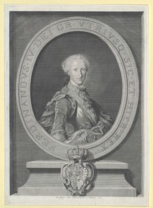 Kung av de två Sicilierna Ferdinand I av Artist Unknown