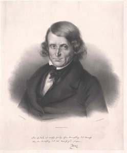 Leopold Zunz (tryck) av Artist Unknown