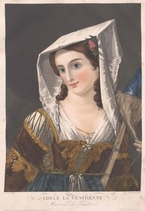 Bodde på 1500-talet Adele La Venitienne av Artist Unknown