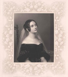 Louise baronessan von Neubeck (tryck) av Artist Unknown