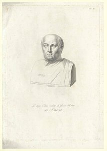 Lucius Annaeus Seneca (tryck) av Artist Unknown