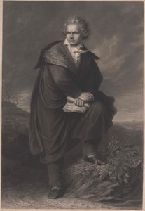 Ludwig van Beethoven av Artist Unknown