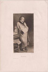 Ludwig van Beethoven av Artist Unknown
