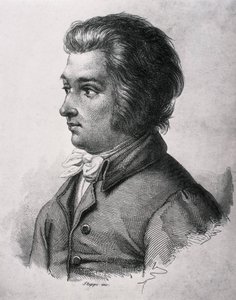 MOZART, Wolfgang Amadeus (1756-1791). Österrikisk kompositör av klassisk musik. av Artist Unknown