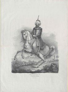 Machmud II sultan av Turkiet, av Artist Unknown