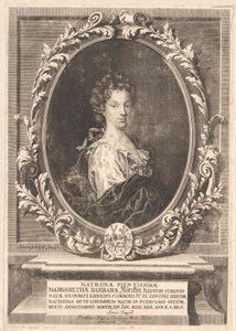 Margarethe Barbara Struve (print) av Artist Unknown