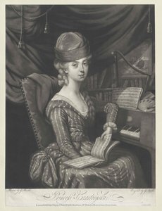 Maria Anna prinsessa Czartoryska av Artist Unknown