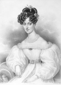 Marie Charlotte baronessa av +1841 Kerpen av Artist Unknown