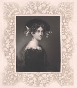 Maximiliane Borzaga (tryck) av Artist Unknown