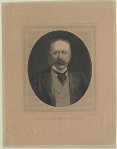 Moritz Baron Hirsch om Gereuth (tryck) av Artist Unknown